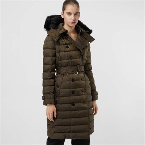 daunenmantel damen burberry|Burberry cashmere jacket.